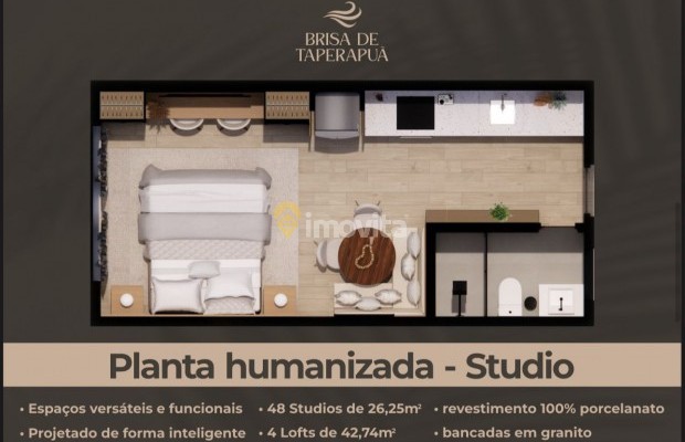 Foto ﾹ6 Flat Venda em Bahia, Porto Seguro, Taperapuan