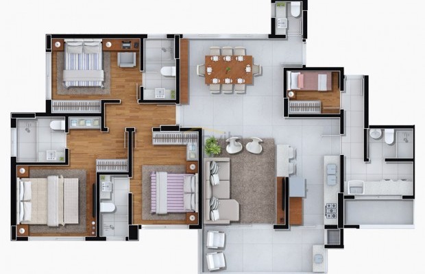 Foto ﾹ2 Apartamento Venda em Santa Catarina, Itajaí, Rua Delfim de Pádua Peixoto, 600, Praia Brava