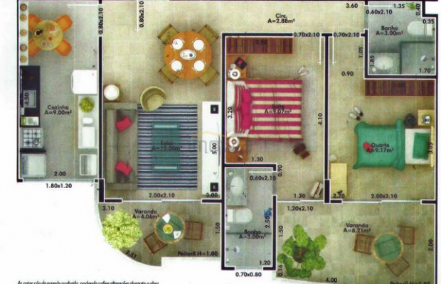 Foto ﾹ13 Apartamento Venda em Rio de Janeiro, Cabo Frio (RJ), J. Flamboyant s/n